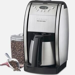 Cuisinart Automatic Grind & Brew Coffee Maker DGB-600BC  12 Cup Carafe & Manual.